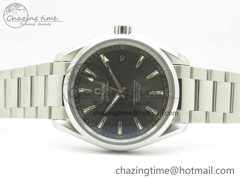 Contemporary Aqua Terra 150M SS VSF 1:1 Best Edition Gray Textured Dial on SS Bracelet A8500 Super Clone 8039