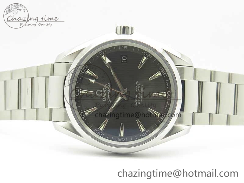 Contemporary Aqua Terra 150M SS VSF 1:1 Best Edition Gray Textured Dial on SS Bracelet A8500 Super Clone 8039
