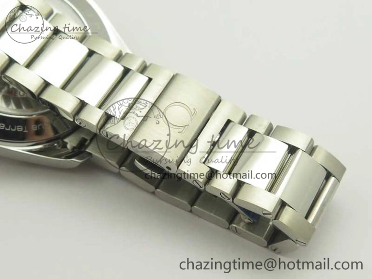 Aqua Terra 150M SS VSF 1:1 Best Edition White Textured Dial Silver Markers on SS Bracelet A8500 Super Clone SmoothTexture 8041