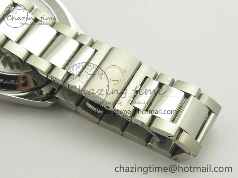 Aqua Terra 150M SS VSF 1:1 Best Edition White Textured Dial Silver Markers on SS Bracelet A8500 Super Clone SmoothTexture 8041