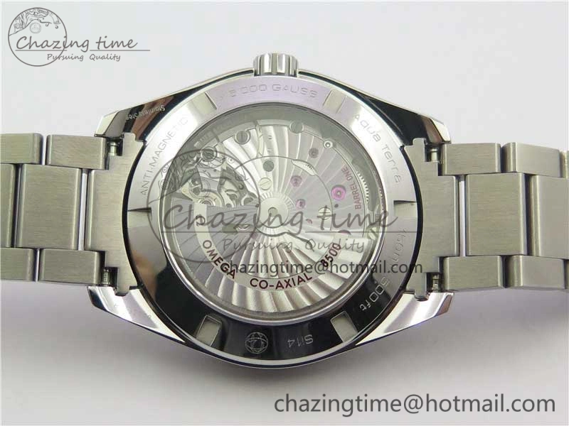 Contemporary Aqua Terra 150M SS VSF 1:1 Best Edition White Wave Textured Dial on SS Bracelet A8500 Super Clone (2 Straps) 7916