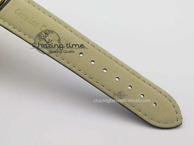 Breathable Aqua Terra 150M YG V6F Best Edition YG Textured Dial On Black Leather Strap A 8275