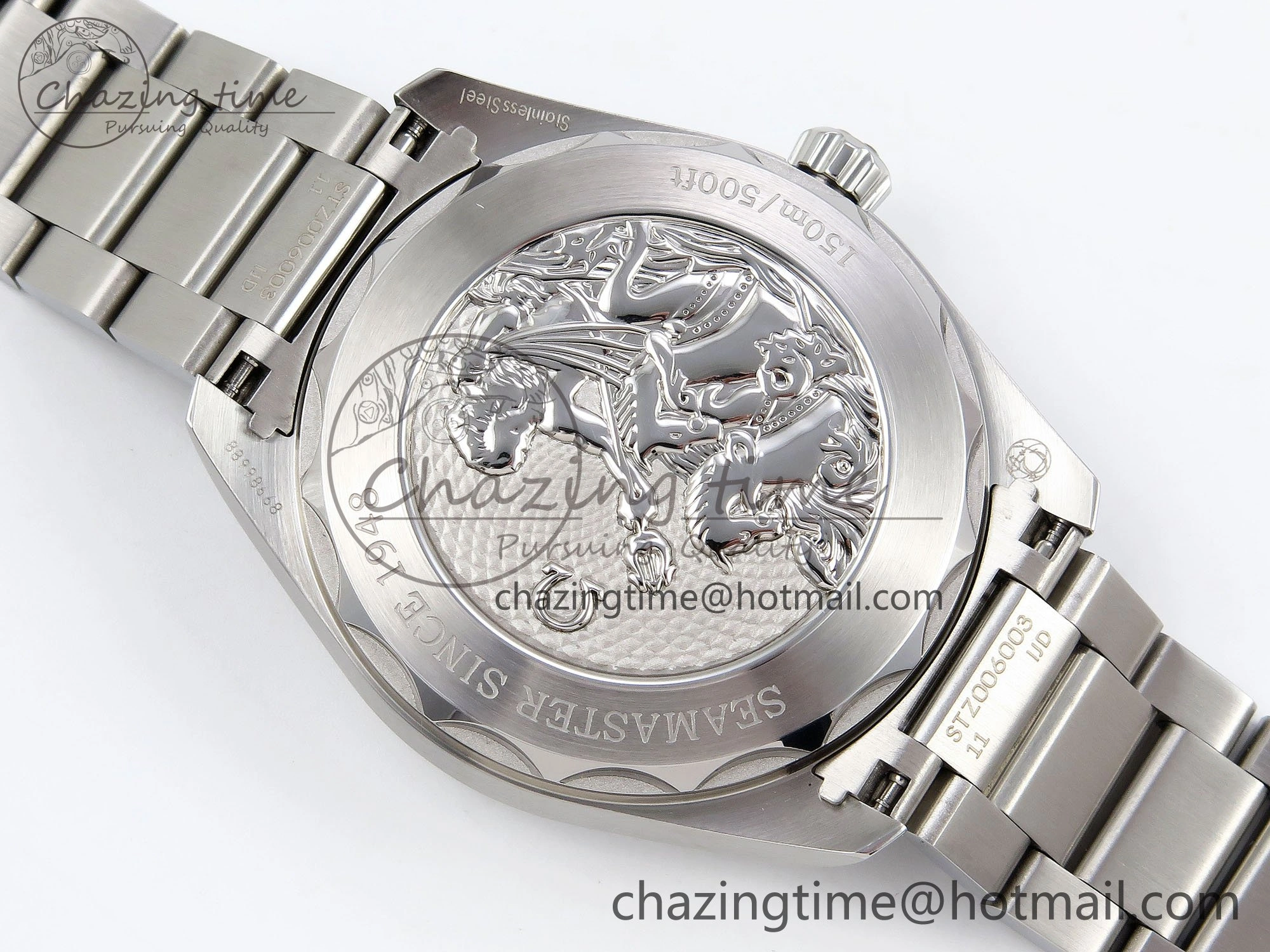 Aqua Terra 41mm VSF 1:1 Best Edition Light Blue Dial on SS Bracelet A8900 Super Clone SmartChoice 7718