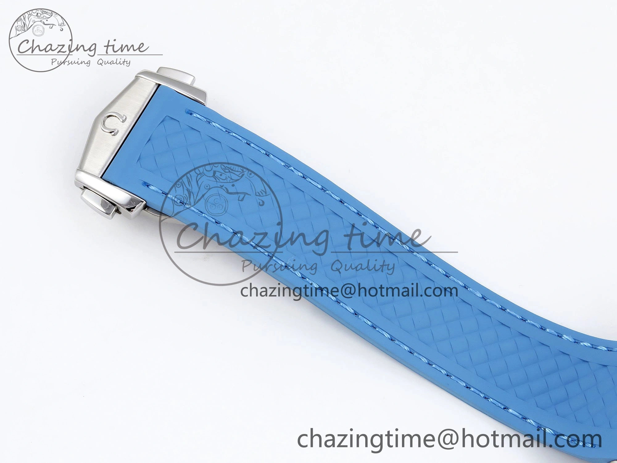 Effortless Aqua Terra 41mm VSF 1:1 Best Edition Summer Blue Dial on Blue Rubber Strap A8900 Super Clone 7719