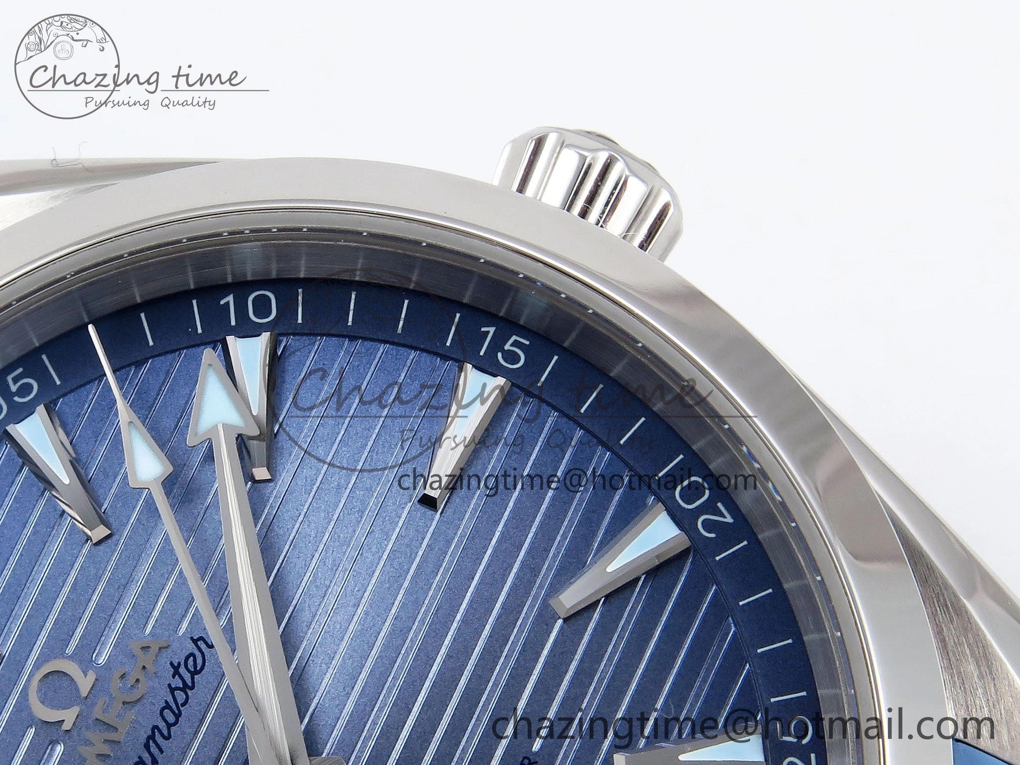 Effortless Aqua Terra 41mm VSF 1:1 Best Edition Summer Blue Dial on Blue Rubber Strap A8900 Super Clone 7719