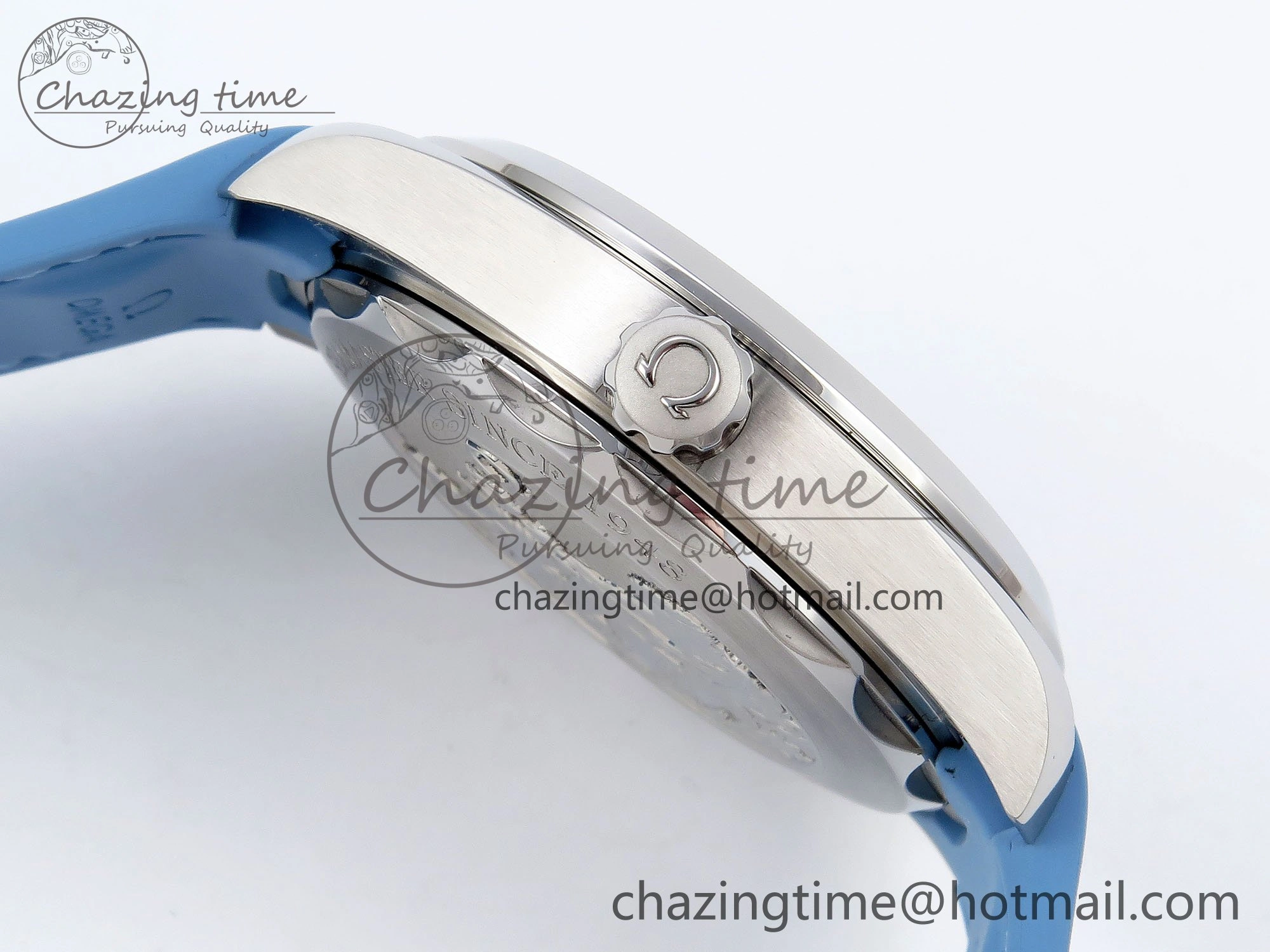 Effortless Aqua Terra 41mm VSF 1:1 Best Edition Summer Blue Dial on Blue Rubber Strap A8900 Super Clone 7719