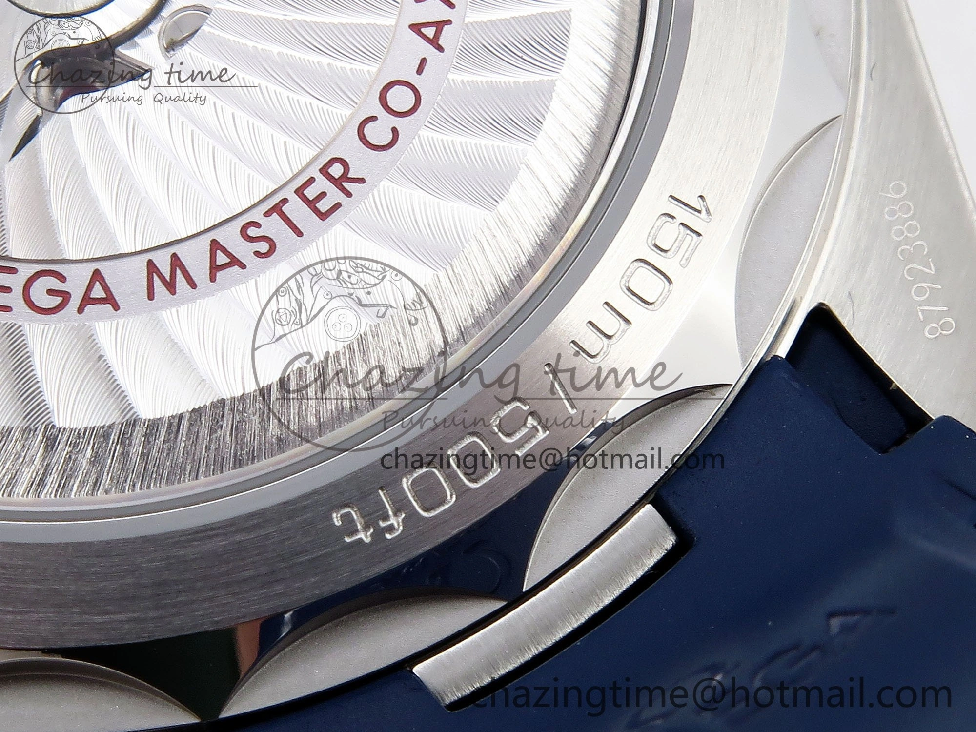 Popular Aqua Terra GMT Worldtimer 43mm VSF 1:1 Best Edition Deep Blue Dial on Blue Rubber Strap A8938 Super Clone 7721