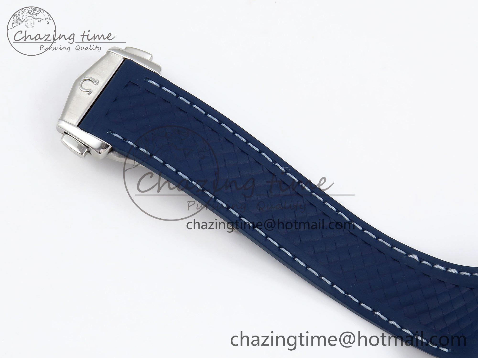 Popular Aqua Terra GMT Worldtimer 43mm VSF 1:1 Best Edition Deep Blue Dial on Blue Rubber Strap A8938 Super Clone 7721