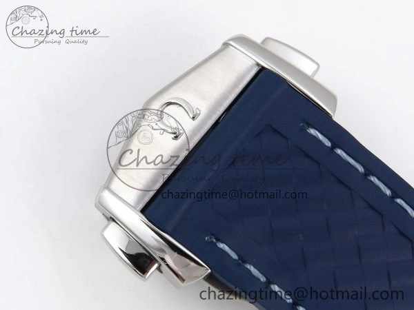 Popular Aqua Terra GMT Worldtimer 43mm VSF 1:1 Best Edition Deep Blue Dial on Blue Rubber Strap A8938 Super Clone 7721