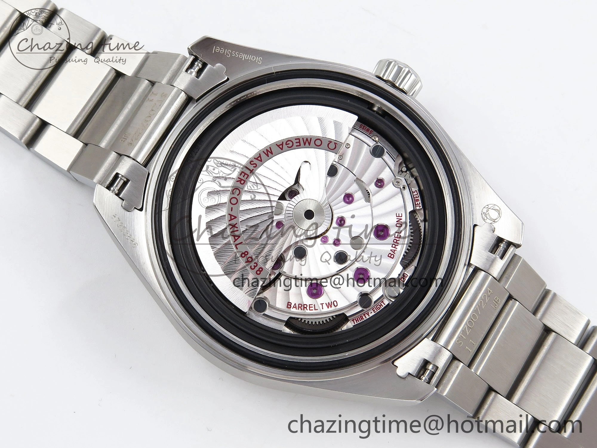 Soft Aqua Terra GMT Worldtimer 43mm VSF 1:1 Best Edition Summer Blue Dial on SS Bracelet A8938 Super Clone 7720