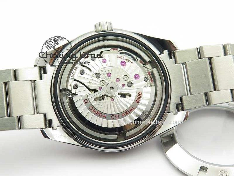 Vibrant Aqua Terra “James Bond” SS V6F 1:1 Best Edition Blue Textured Dial On SS Bracelet A 8202