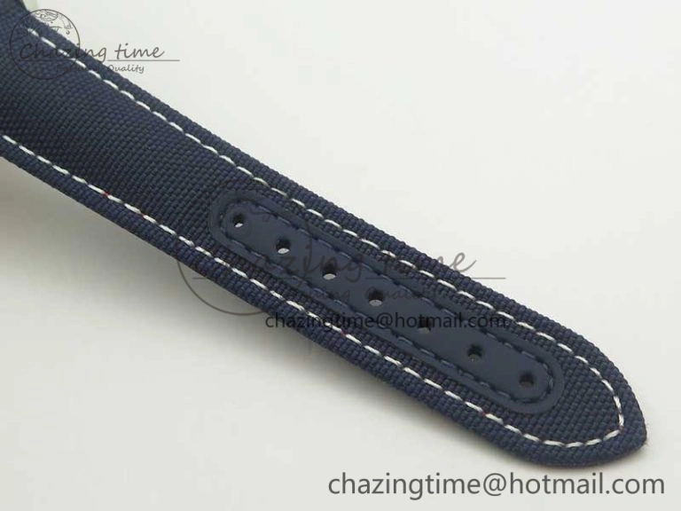 Trendy Aqua Terra Master Ryder Cup Edition VSF 1:1 Best Edition White Textured Dial on Blue Nylon Strap A8500 Super Clone 8016