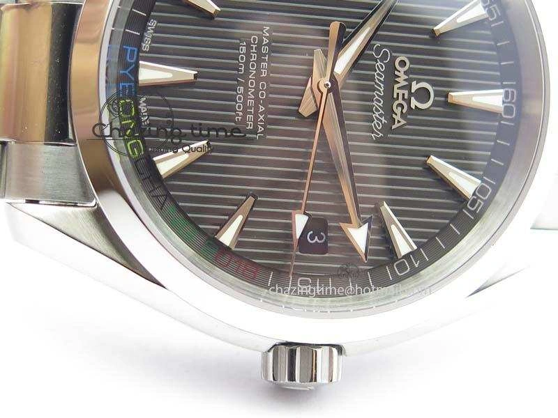 Youthful Aqua Terra ‘PyeongChang 2018’ JHF Best Edition Black Dial On SS Bracelet A 8204