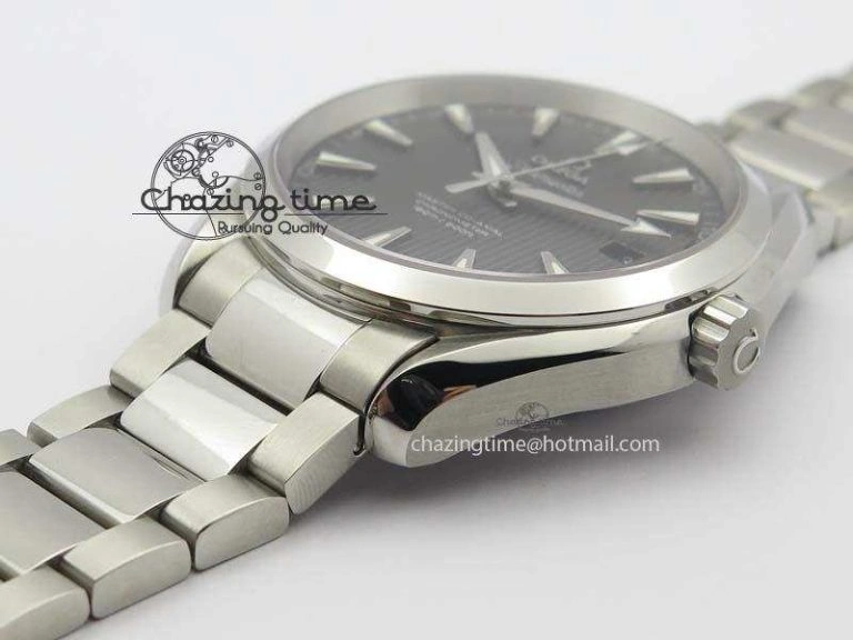 Youthful Aqua Terra ‘PyeongChang 2018’ JHF Best Edition Black Dial On SS Bracelet A 8204