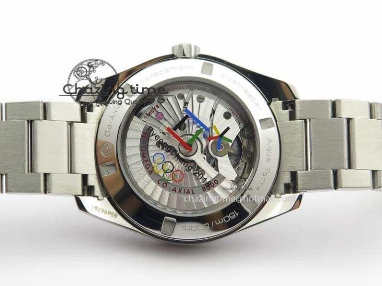 Youthful Aqua Terra ‘PyeongChang 2018’ JHF Best Edition Black Dial On SS Bracelet A 8204