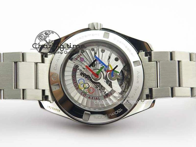 Youthful Aqua Terra ‘PyeongChang 2018’ JHF Best Edition Black Dial On SS Bracelet A 8204