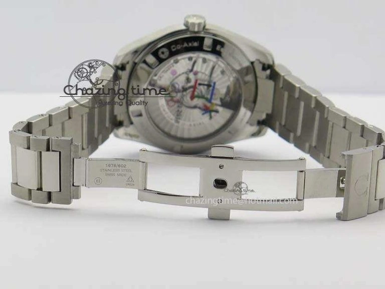 Youthful Aqua Terra ‘PyeongChang 2018’ JHF Best Edition Black Dial On SS Bracelet A 8204