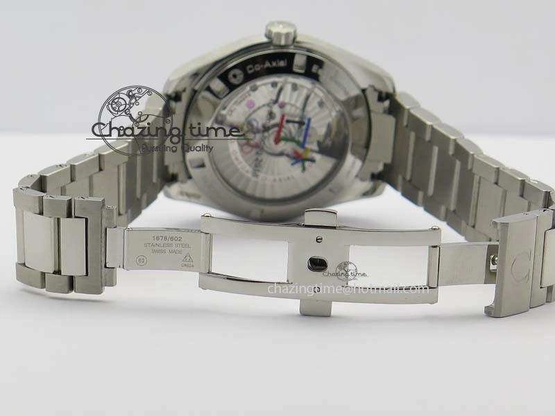 Youthful Aqua Terra ‘PyeongChang 2018’ JHF Best Edition Black Dial On SS Bracelet A 8204