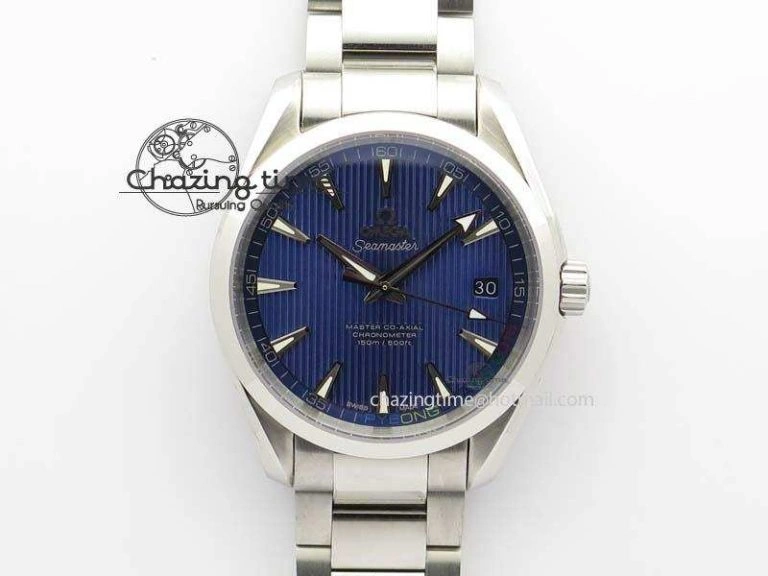 Packable Aqua Terra ‘PyeongChang 2018’ JHF Best Edition Blue Dial On SS Bracelet A 8206