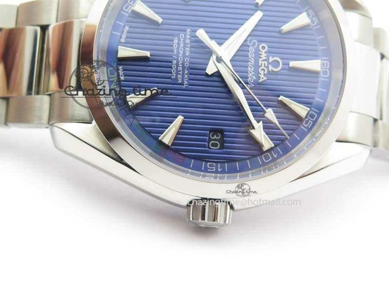 Packable Aqua Terra ‘PyeongChang 2018’ JHF Best Edition Blue Dial On SS Bracelet A 8206