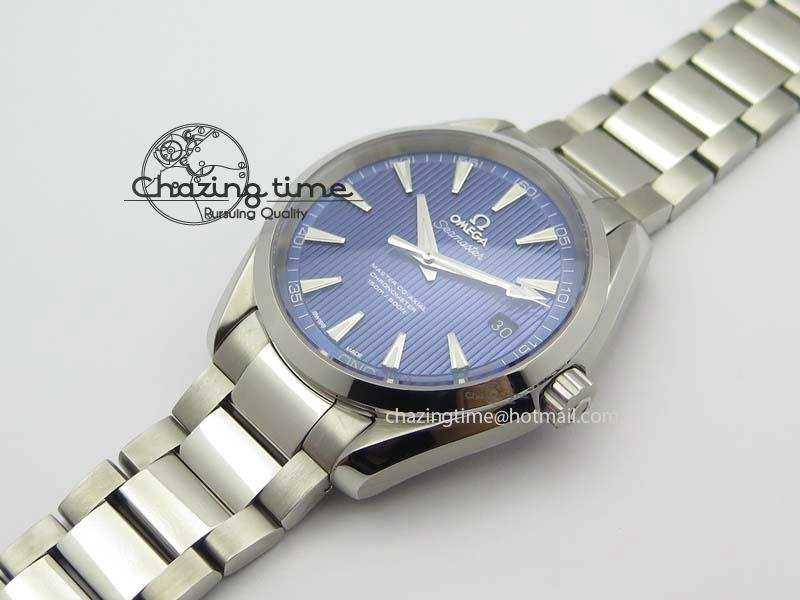 Packable Aqua Terra ‘PyeongChang 2018’ JHF Best Edition Blue Dial On SS Bracelet A 8206