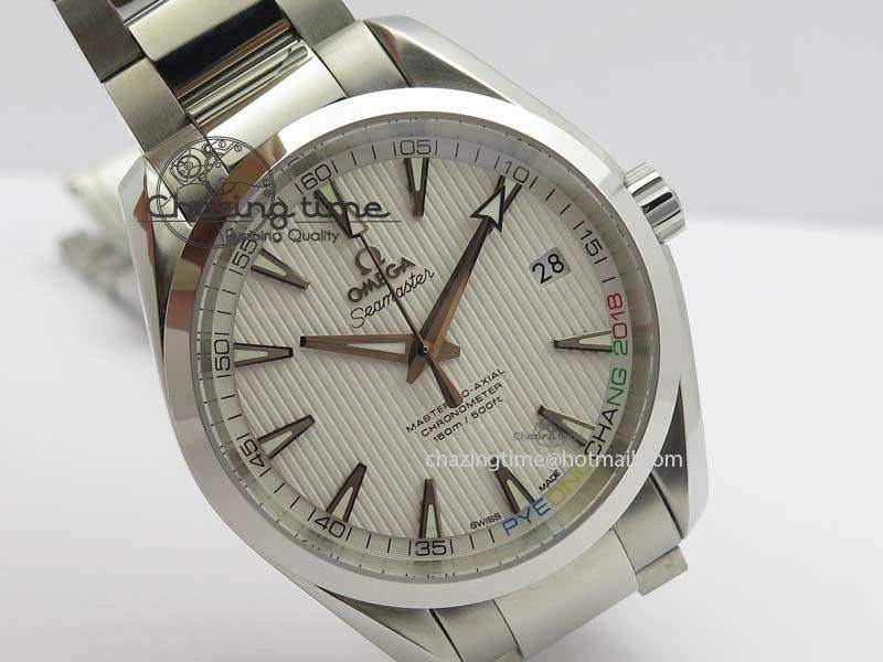 Aqua Terra ‘PyeongChang 2018’ JHF Best Edition White Dial On SS Bracelet A Youthful 8205
