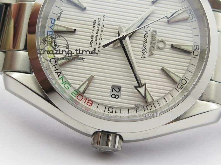 Aqua Terra ‘PyeongChang 2018’ JHF Best Edition White Dial On SS Bracelet A Youthful 8205