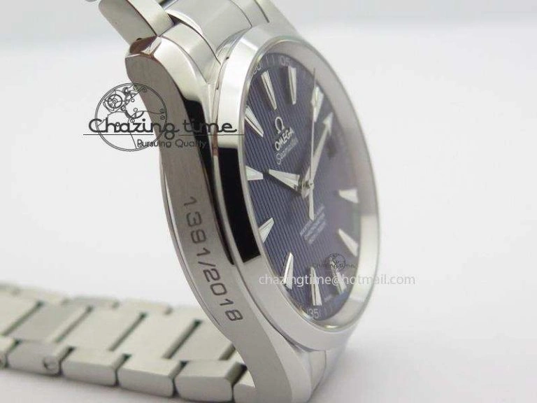 Seasonal Aqua Terra ‘PyeongChang 2018’ V6F Best Edition Blue Dial On SS Bracelet A 8251