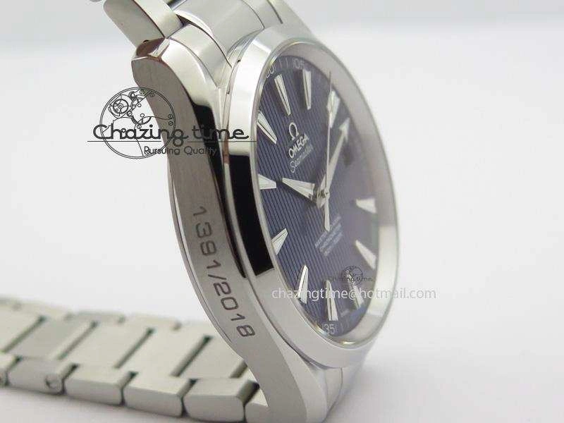 Seasonal Aqua Terra ‘PyeongChang 2018’ V6F Best Edition Blue Dial On SS Bracelet A 8251