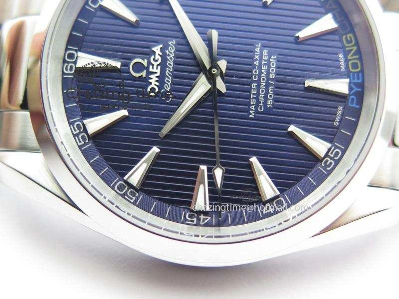 Seasonal Aqua Terra ‘PyeongChang 2018’ V6F Best Edition Blue Dial On SS Bracelet A 8251