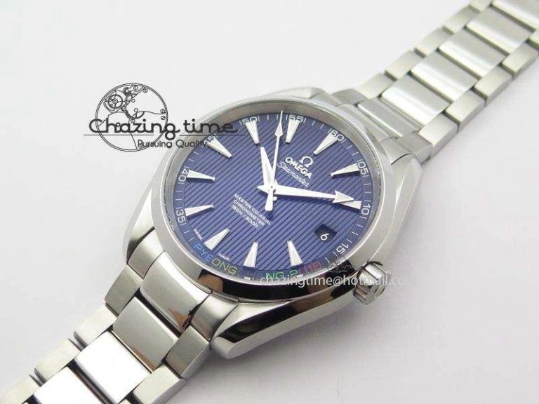 Seasonal Aqua Terra ‘PyeongChang 2018’ V6F Best Edition Blue Dial On SS Bracelet A 8251