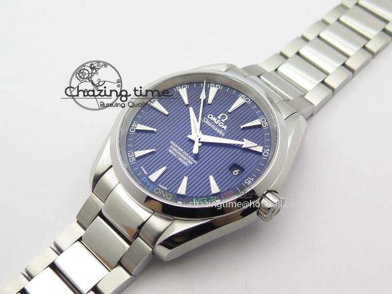 Seasonal Aqua Terra ‘PyeongChang 2018’ V6F Best Edition Blue Dial On SS Bracelet A 8251