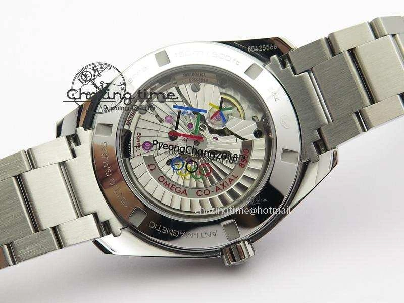 Seasonal Aqua Terra ‘PyeongChang 2018’ V6F Best Edition Blue Dial On SS Bracelet A 8251