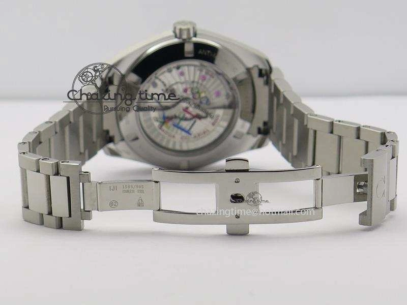 Seasonal Aqua Terra ‘PyeongChang 2018’ V6F Best Edition Blue Dial On SS Bracelet A 8251