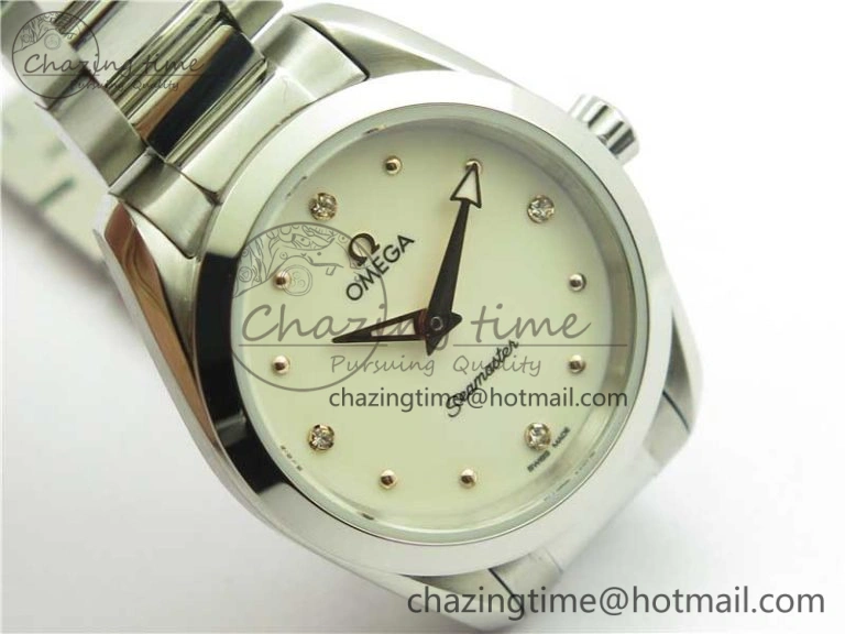 Supportive Aqua Terra Seamaster ZF 1:1 Best Edition White Dial on SS Bracelet Gen 10458