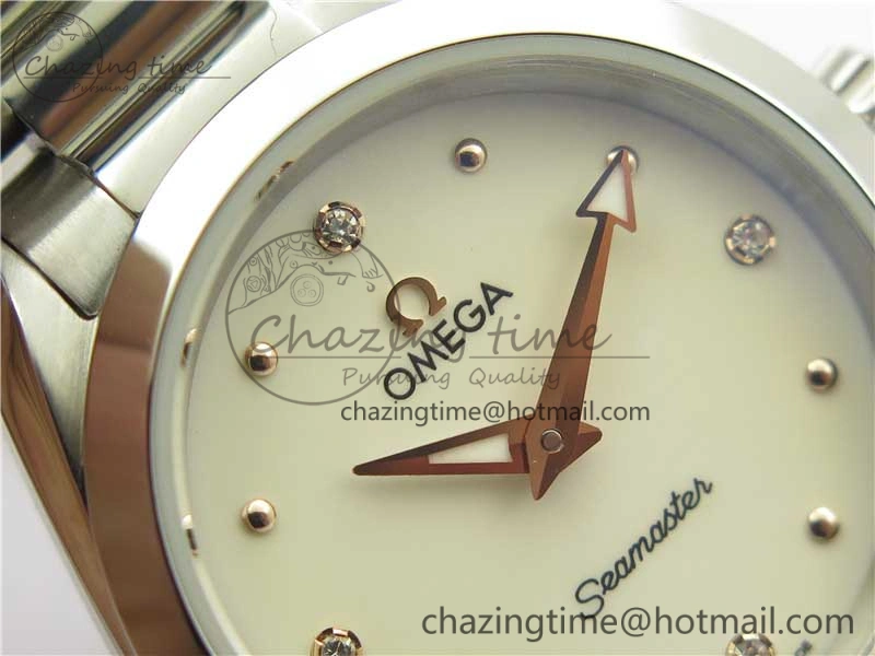 Supportive Aqua Terra Seamaster ZF 1:1 Best Edition White Dial on SS Bracelet Gen 10458
