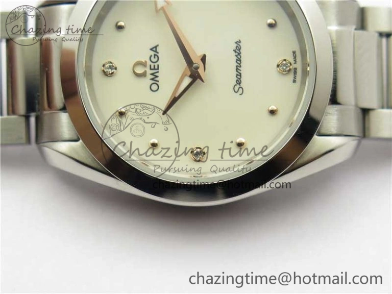 Supportive Aqua Terra Seamaster ZF 1:1 Best Edition White Dial on SS Bracelet Gen 10458