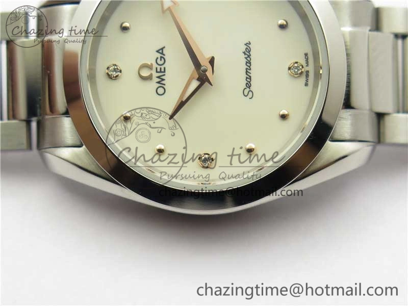 Supportive Aqua Terra Seamaster ZF 1:1 Best Edition White Dial on SS Bracelet Gen 10458