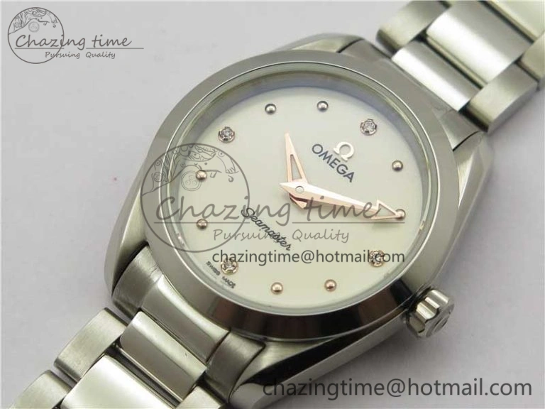 Supportive Aqua Terra Seamaster ZF 1:1 Best Edition White Dial on SS Bracelet Gen 10458
