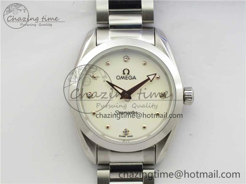 Supportive Aqua Terra Seamaster ZF 1:1 Best Edition White Dial on SS Bracelet Gen 10458