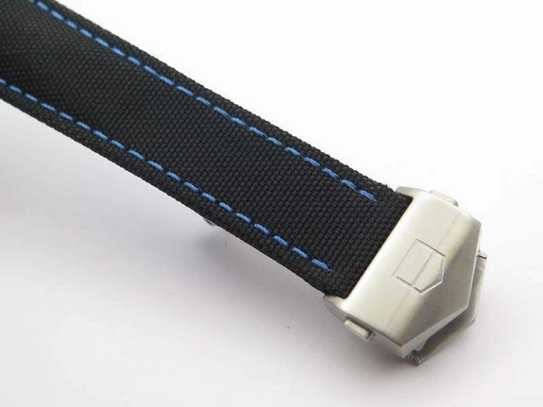 Casual AquaRacer Calibre 5 SS Blue Ceramic Bezel V6F 1:1 Best Edition Black Dial On Black Nylon Strap A 9692