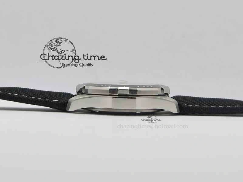 AquaRacer Calibre 5 SS V6F 1:1 Best Edition White Textured Dial On Black Nylon Strap A Effortless 9698