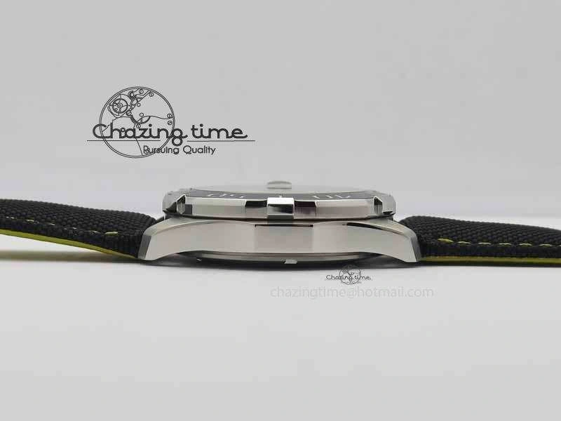 Durable AquaRacer Calibre 5 SS V6F Best Edition Black Dial Ceramic Bezel On Nylon Strap A 9697
