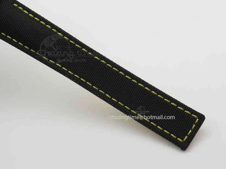 Durable AquaRacer Calibre 5 SS V6F Best Edition Black Dial Ceramic Bezel On Nylon Strap A 9697