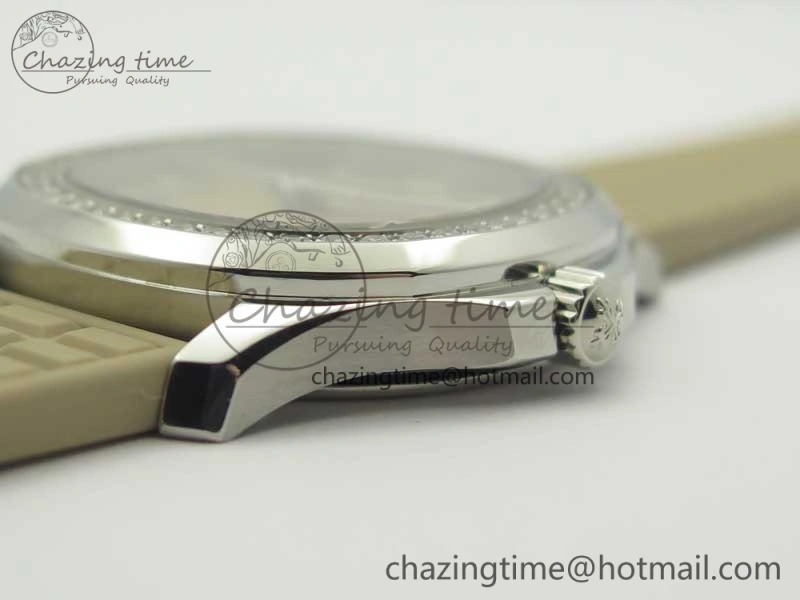 Aquanaut 5067A Beige JJF 1:1 Best Edition Beige Textured Dial on Beige Rubber Strap AE Versatile 8990