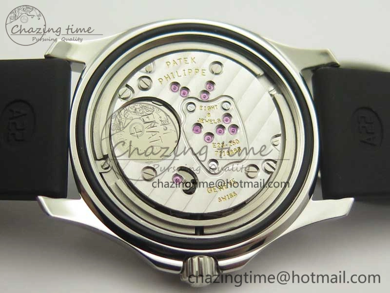 Aquanaut 5067A Black JJF 1:1 Best Edition Black Textured Dial on Black Rubber Strap AE Versatile 8994