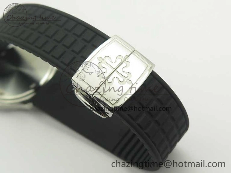 Aquanaut 5067A Black JJF 1:1 Best Edition Black Textured Dial on Black Rubber Strap AE Versatile 8994
