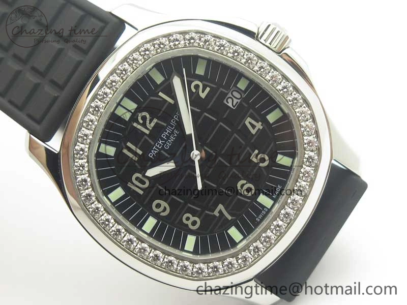 Aquanaut 5067A Black JJF 1:1 Best Edition Black Textured Dial on Black Rubber Strap AE Versatile 8994