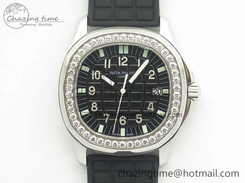 Aquanaut 5067A Black JJF 1:1 Best Edition Black Textured Dial on Black Rubber Strap AE Versatile 8994