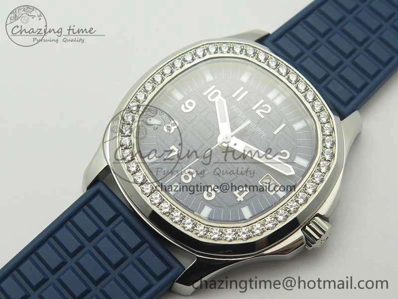 Aquanaut 5067A Blue JJF 1:1 Best Edition Blue Textured Dial on Blue Rubber Strap AE FastDry 8991